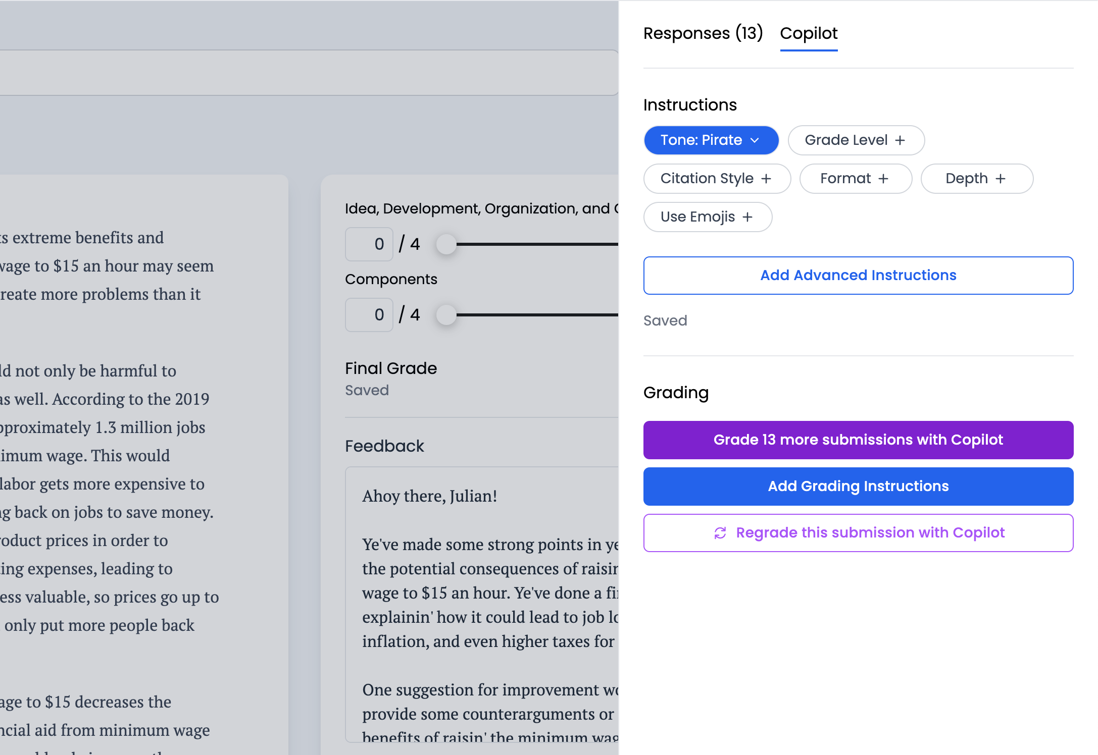 AutoMark - AI Powered Grading Co-Pilot